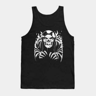 Skeleton Reaper Tank Top